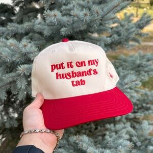 Put It On My Husbands Tab Baseball Cap